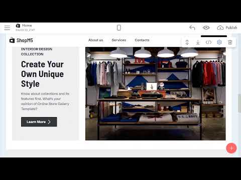Ecommerce Website Template | Website Builder For Online Store | How To Create Online Store Website