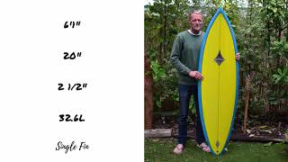 1980s Replica Single Fin - Custom Of The Week Yahoo Surfboards