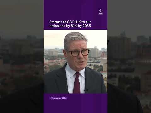 Starmer: UK to cut emissions by 81%