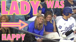 A lady was happy to see OHTANI. "The Show Goes On"