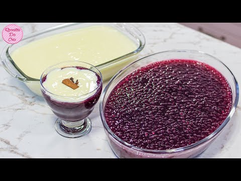 NÃO ERRE MAIS O SEU SAGU!! 🍇 SAGU DE VINHO PERFEITO COM CREME BRANCO! | Receitas Da Cris