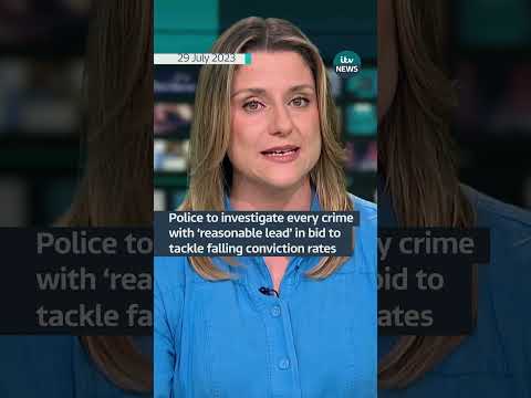 Police to investigate every crime with ‘reasonable lead’ #itvnews #crime #police