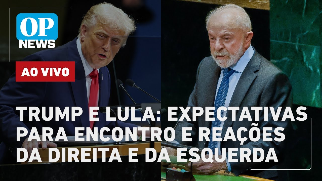 🔴AO VIVO | Trump e Lula juntos: expectativas para encontro e reações da direita e da esquerda
