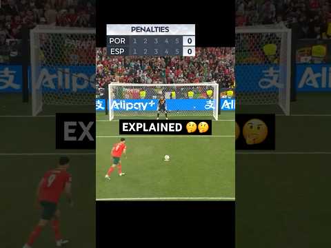 The Secret Tactic Portugal Used to Fool Spain's Goalkeeper 🤔🤔