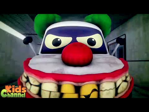 Clownjuring - Road Rangers   | Beware Of The Ghost | Cartoon Videos for Toddlers by Kids Channel