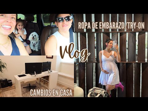 PRIMER VLOG EMBARAZADA🤰🏻 | TRY-ON HAUL | CAMBIOS EN CASA | DIA EN WOODLANDS | VLOG | Carol del Toro