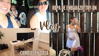 PRIMER VLOG EMBARAZADA🤰🏻 | TRY-ON HAUL | CAMBIOS EN CASA | DIA EN WOODLANDS | VLOG | Carol del Toro