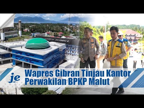 Wapres Gibran Tinjau Langsung Kantor Perwakilan BPKP Prov. Maluku Utara