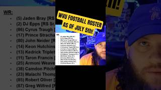#wvu roster for 2026 is now nearly complete! #wvufootball #wvumountaineers #westvirginia #wva #wv