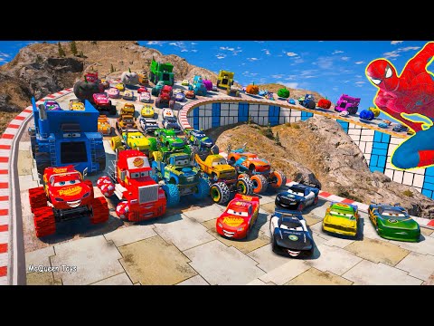 NEW Disney Pixar Cars Unboxing Review | Lightning McQueen Police Jackson Storm Ryan Laney Taco Mater