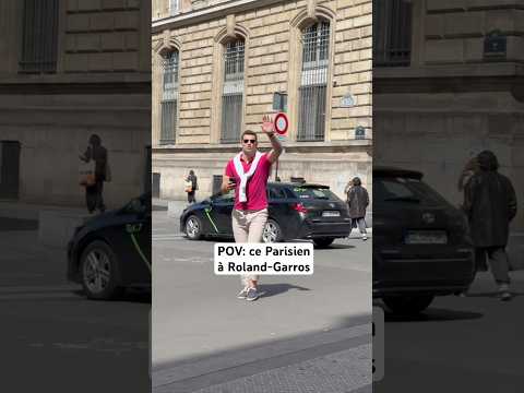 POV: ce Parisien à Roland-Garros #humour #pourtoi #tennis #rolandgarros #paris
