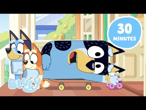 Bluey Fun and Games with Bandit! 💙 | 30 MINUTES of Playtime with Dad 😎 | Bluey