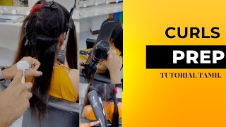 Before hairstyling | MOUSSE APPLICATION | Long lasting Curls #ytshorts #hair #makeup #how #easy