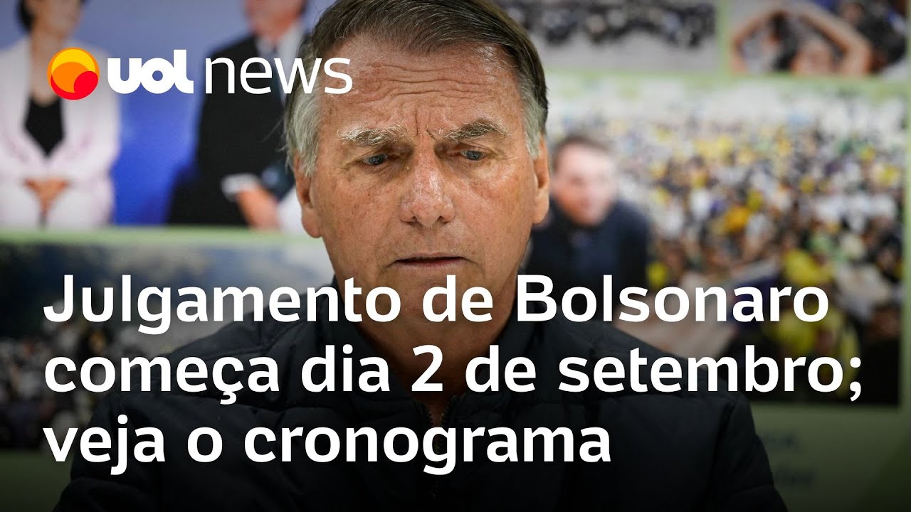 Julgamento de Bolsonaro e 7 réus da trama golpista terá votos de Moraes Fux e mais veja cronograma