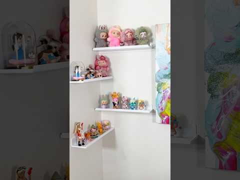 Let’s restock my popmart shelves! #unboxing #popmart #restock #asmr #aesthetic #labubu #preppy