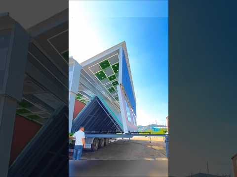 Multipurpose intelligent folding container restaurant, wedding party vehicle.#restaurant# Wedding