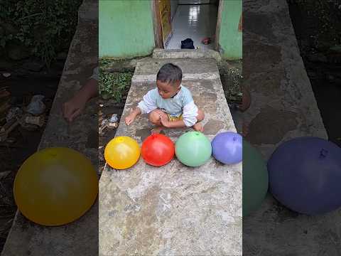Balon meletus, Balon warna warni #balonmeletus #balon #balonmerah