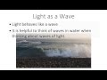 Electromagnetic Waves and Their Properties