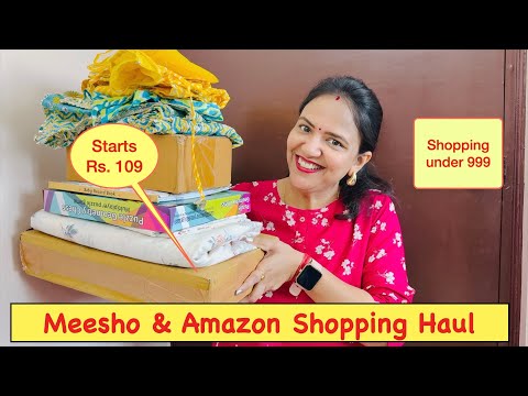 Meesho & Amazon Shopping Haul Starting Rs. 109 - 999 #stylingwithshipra