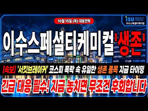 [이수스페셜티케미컬 주가전망] 황화리튬 상업생산 개시에 LS증권 탐방까지, 폭락장에 묻힌 시한폭탄!!