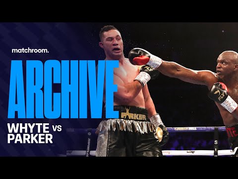 Dillian Whyte & Joseph Parker Exchange Knockdowns In Thriller | Whyte Vs Parker Full Fight