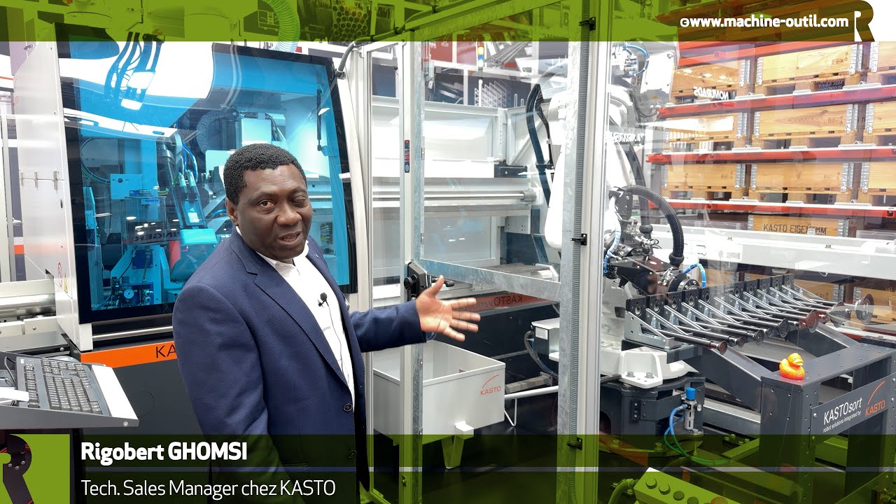 Tronçonneuse robotisée et magasin de stockage pour préparation de commande