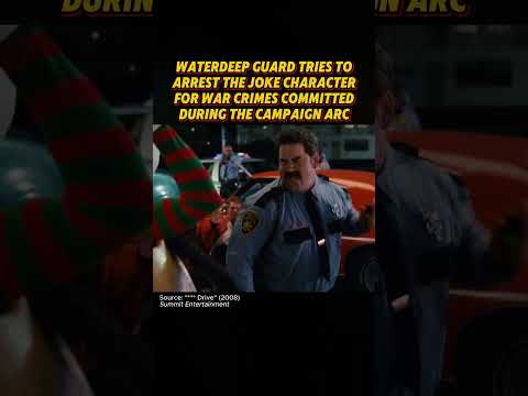 guard tries to arrest the joke character #dnd #dndmemes #dungeonsanddragons #dnd5e #DNDtiktok #TTRPG