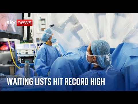 NHS England waiting list hits record high as 6.5m on hold for routine treatment