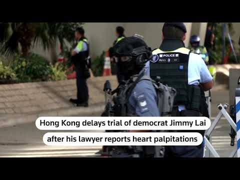YouTube video thumbnail: Hong Kong Delays Trial of Democrat Jimmy Lai Over Heart Problems