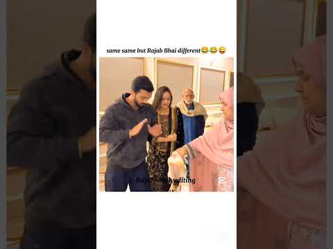same same but Rajab Bhai different 😂😂😜#rajabfamily #editing
