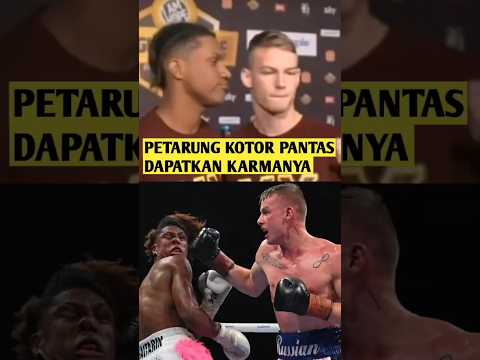 Petarung Kotor Ini Akan Membayar Semua Yang Ia Lakukan#shortsvideo #boxing#shorts