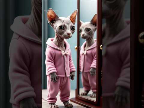 The Beauty of the Sphynx Cat😻🐈🐈#cute #cat #sphynx