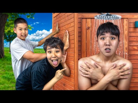 АҒАМДЫ ДУШҚА ҚАМАП ҚОЙДЫМ🥶ПРАНК ШЕКТЕН ШЫҚТЫ😱