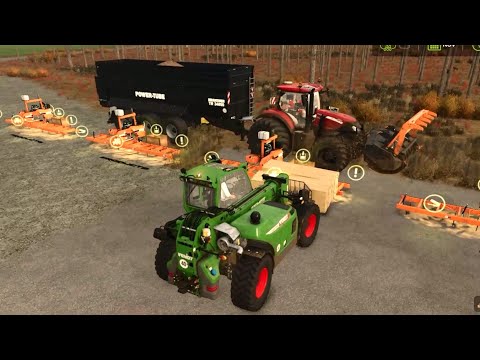 Building a Mega Farm Out of a Forest #45 PineWood Forest | Hard Mode Farming Simulator 25 Time Lapse