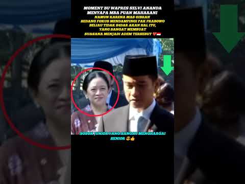 MAS GIBRAN PUNYA ISTRI YANG SANGAT RAMAH DAN BER ETIKA#prabowo #shortviral #gibran #moments #wapres