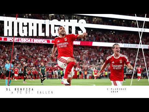 Resumen del partido Benfica - St. Gallen