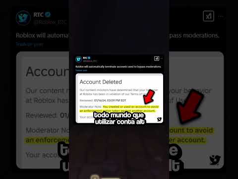 O ROBLOX VAI BANIR SUA CONTA #roblox #robloxshorts #shorts