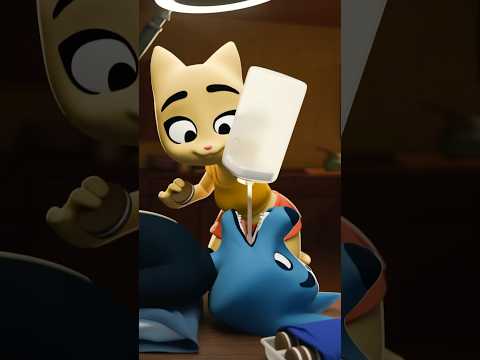 Juno and Maxx try a TikTok challenge :3 #animation #furry #furryart #couple