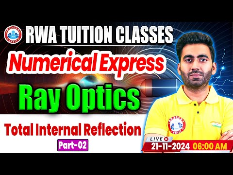 Class 12 Physics Ray Optics | Total Internal Reflection | 12th Physics Numerical Express By RWA