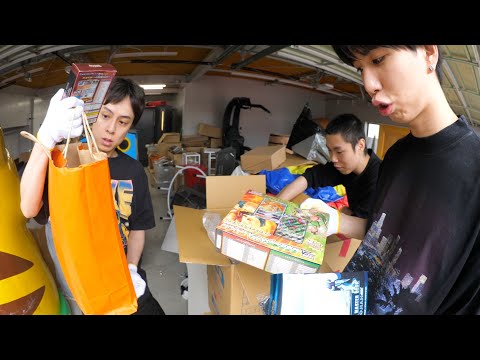 5億円の家のガレージを大掃除したら懐かしい物だらけだった!!!