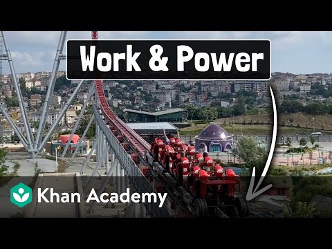 Work and power | Physics | Khan Academy