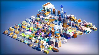 I Suck at Making Minecraft Houses… So I Built 100 of them