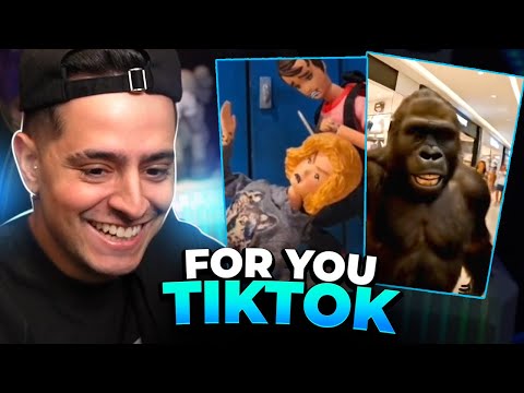 CORINGA REAGINDO A FOR YOU DO SEU TIKTOK: MELHORES TENTE NÃO RIR KKKK
