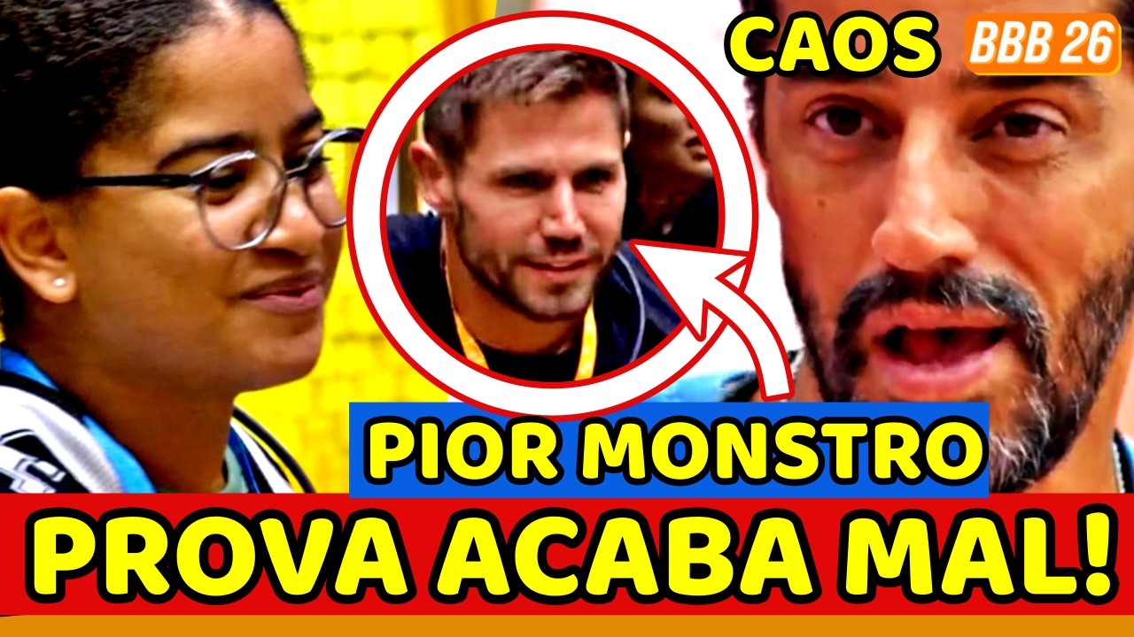 🚨🔥BBB26 AGORA: TERRÍVEL! MILENA VENCE, CAUSA T3RROR NA PROVA  e PIOR MONSTRO RENDE TRETA