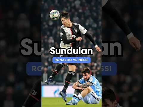 Sundulan Ronaldo vs Messi #sundul #ronaldo #messi #ronaldofans #messifans  #dubbing #lucu #ngakak