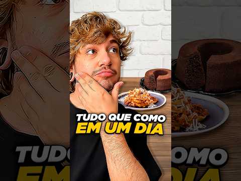 tudo que como em um dia @douglasvlogss #livedobrino #humor #MundinhoBrino