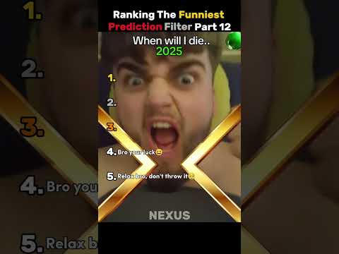 Ranking The Funniest Prediction Filter Part 12 #ranking #tiktok #predictions #filter