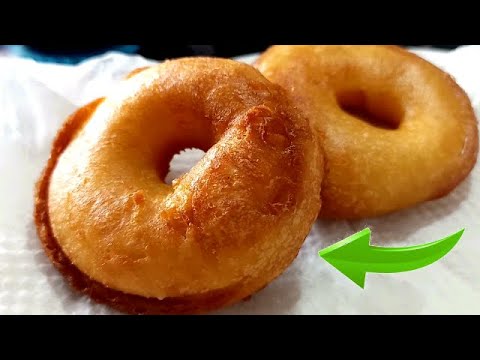 iSi tienes 1 manzana 🍎y 1 huevo  !Haz este postre en 5 minutos! Sin Horno|| DONAS DE MANZANA FRITAS