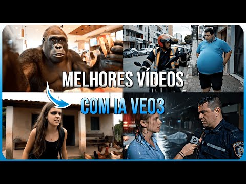 COMPILADO DE MELHORES MEMES DA INTELIGÊNCIA ARTIFICIAL 😂 (IA Google Veo 3)