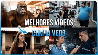 COMPILADO DE MELHORES MEMES DA INTELIGÊNCIA ARTIFICIAL 😂 (IA Google Veo 3)